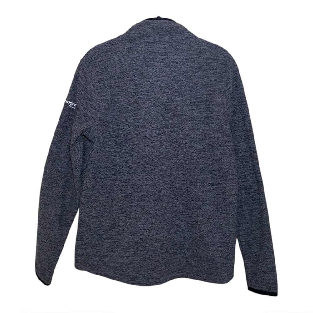 WOMEN'S FULL-ZIP RELAXED FIT FLEECE JACKET  Small Carbon Heather - Picture 4 of 7